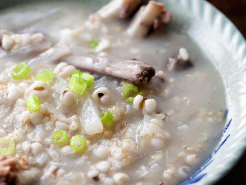 排骨糙米粥 料理123