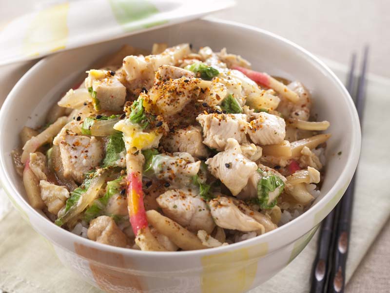 親子蓋飯 料理123